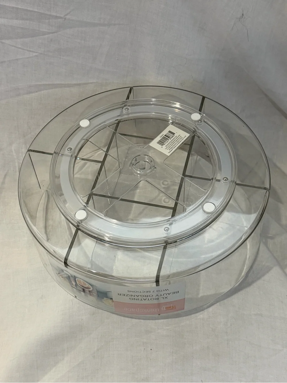 Clear XL Rotating Beauty Organizer - Clear